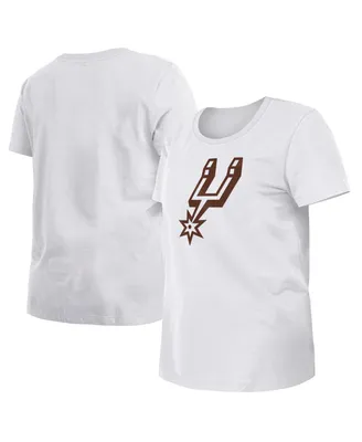 Women's New Era White San Antonio Spurs 2023/24 City Edition T-shirt