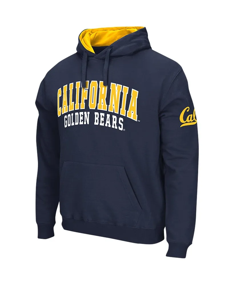 Men's Colosseum Navy Cal Bears Double Arch Pullover Hoodie