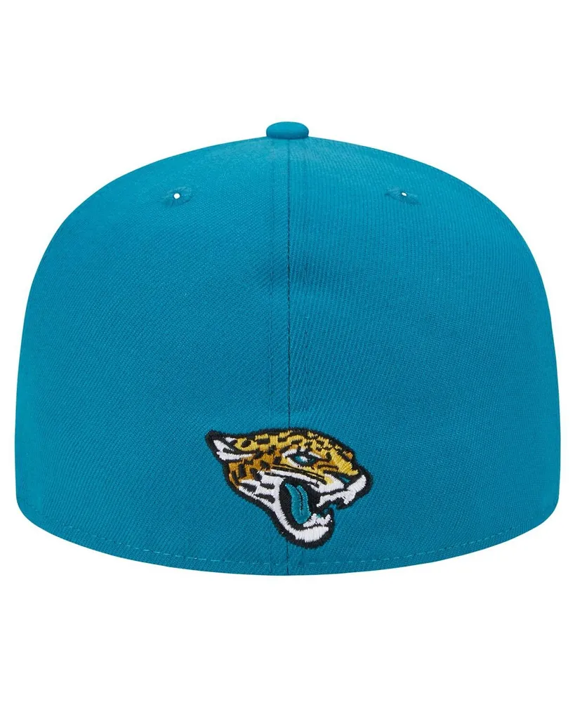 Men's New Era Teal Jacksonville Jaguars City Originals 59FIFTY Fitted Hat