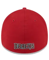 Men's New Era Red Arizona Diamondbacks Alternate Team Classic 39THIRTY Flex Hat