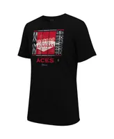 Men's and Women's Stadium Essentials Black Las Vegas Aces 2023 Wnba Finals Champions Skyline T-shirt