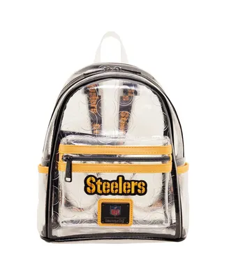 Men's and Women's Loungefly Pittsburgh Steelers Clear Mini Backpack