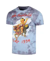 Men's Light Blue Distressed Stone Temple Pilots 1994 Tour Crystal Wash T-shirt