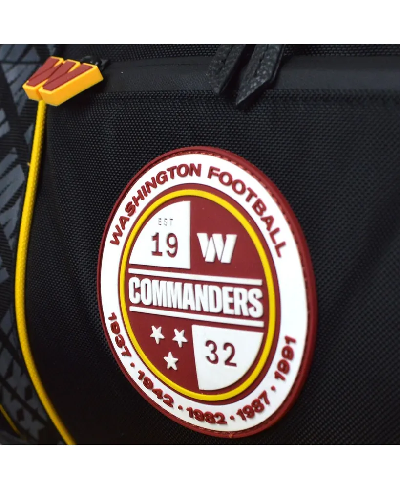 Dc Proper Black Washington Commanders Jetsetter Duffel Bag