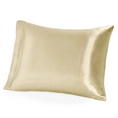 Bare Home Mulberry Silk Pillowcase, Zipper Closure Standard