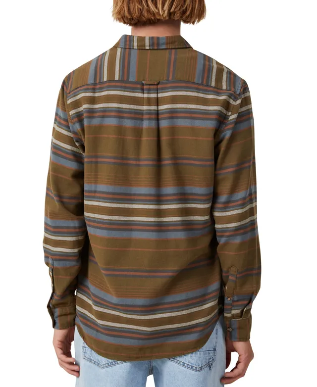 Double Knit Cotton-blend Long Sleeve Henley