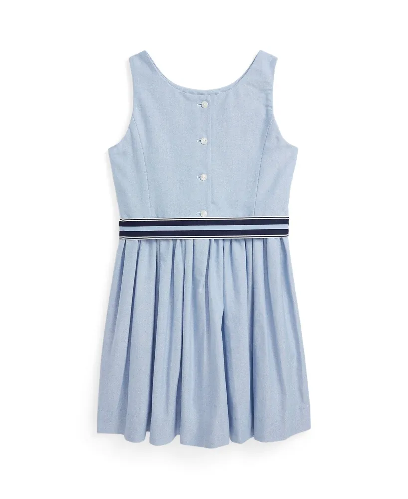Polo Ralph Lauren Toddler and Little Girls Cotton Oxford Dress