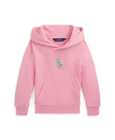 Polo Ralph Lauren Toddler and Little Girls Floral Big Pony Terry Hoodie