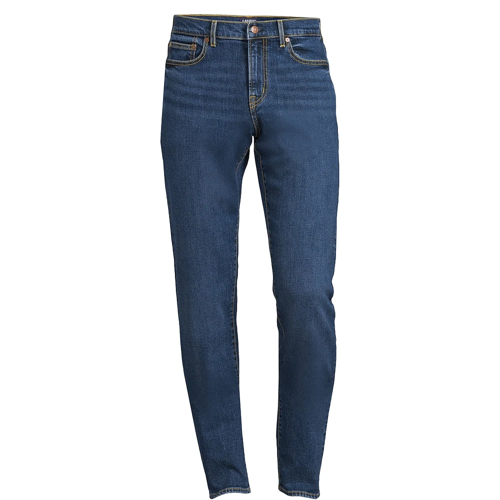 Lands' End Men's Recover 5 Pocket Slim Fit Denim Jeans