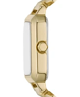 A|X Armani Exchange Women's Three Hand Gold-Tone Stainless Steel Watch 27mm