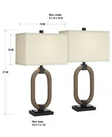 Pacific Coast Set of 2 Egan Table Lamp