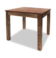 Dining Table Solid Reclaimed Wood 32.3"x31.5"x29.9"