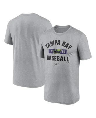Men's Nike Heather Gray Tampa Bay Rays Legend T-shirt