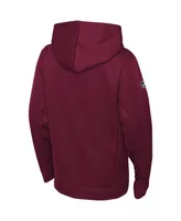 Big Boys Fanatics Burgundy Colorado Avalanche Authentic Pro Pullover Hoodie