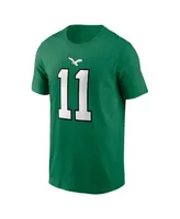 Men's Nike A.j. Brown Kelly Green Philadelphia Eagles Alternate Player Name Number T-shirt