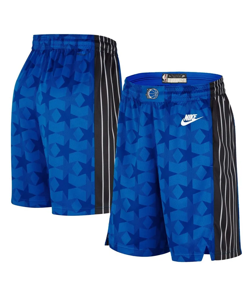 Men's Nike Royal Orlando Magic 2023/24 Classic Edition Hardwood Classics Performance Swingman Shorts