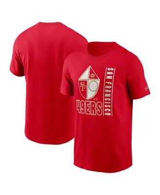 Men's Nike Scarlet San Francisco 49ers Lockup Essential T-shirt