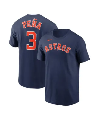 Men's Nike Jeremy Pena Navy Houston Astros Player Name and Number T-shirt