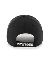 Men's '47 Brand Black Dallas Cowboys Mvp Adjustable Hat