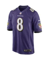 Men's Nike Lamar Jackson Purple Baltimore Ravens Game Jersey