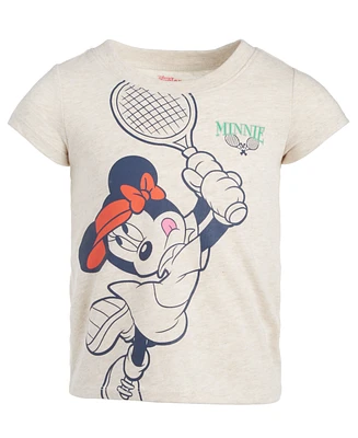 Disney Toddler & Little Girls Minnie Mouse Tennis Graphic T-Shirt