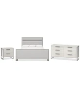 Stratum 3pc Bedroom Set (California King Bed + Dresser + Nightstand