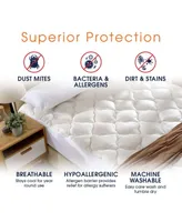 Cheer Collection Plush Rayon from Bamboo Mattress Topper
