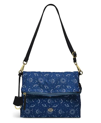 Radley London 24/7 Cosmic Dog Small Nylon Flapover Crossbody Bag