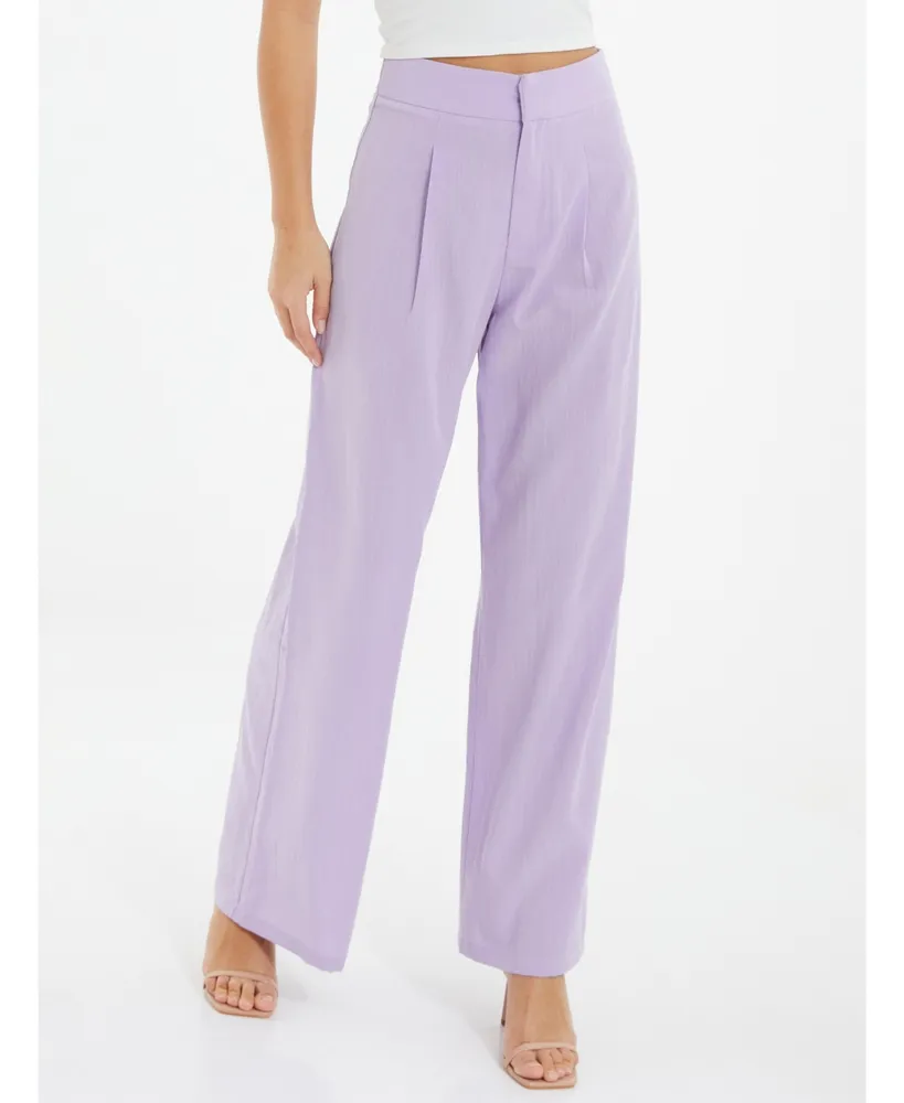 Quiz Women's Linen Palazzo Trouser