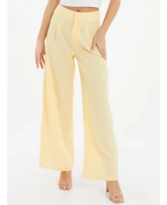 Quiz Women's Linen Palazzo Trouser