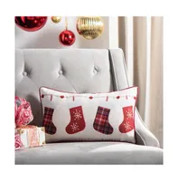 Safavieh Holly Jolly 12" x 20" Pillow