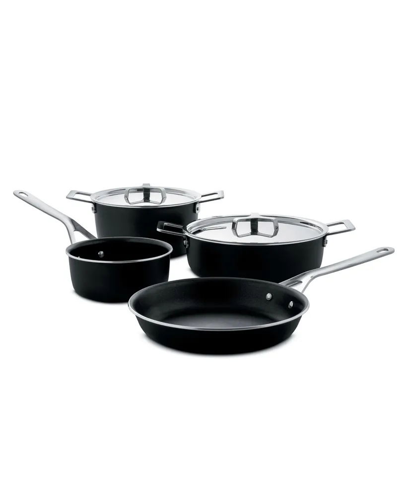 Alessi Jasper Morrison Stainless Steel 6 Piece Cookware Set