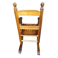Children's Rocking Oak Chair- Indoor Or Outdoor - Suitable For Kids-Durable