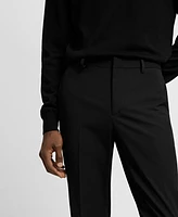 Mango Men's Stretch Fabric Super Slim-Fit Suit Pants