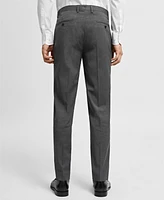 Mango Men's Stretch Fabric Slim-Fit Suit Pants