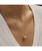 Rosa Round Pendant Necklace