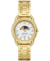 Tory Burch Women's The Miller Gold-Tone Stainless Steel Bracelet Watch 34mm