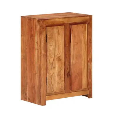 Sideboard 21.7"x13"x29.5" Solid Wood Acacia