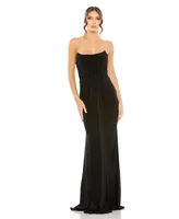 Women's Ieena Strapless Sweetheart Jersey Gown With Waist Detail