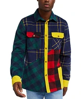 Reason Men's Panel Long Sleeves Overshirt