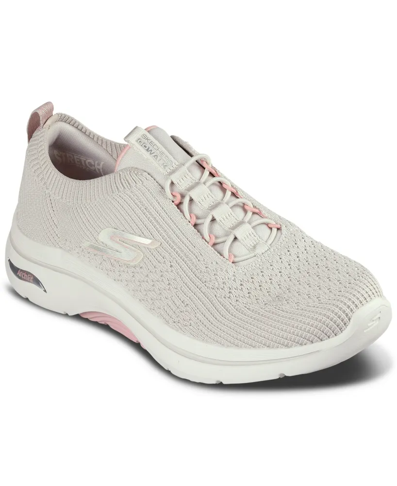 Skechers Women's Go Walk Arch Fit- Crystal Waves Walking Sneakers from Finish Line