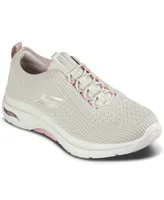 Skechers Women's Go Walk Arch Fit- Crystal Waves Walking Sneakers from Finish Line