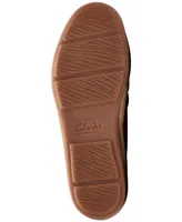 Clarks Women's Elaina Petal Woven-Vamp Jute-Trim Flats