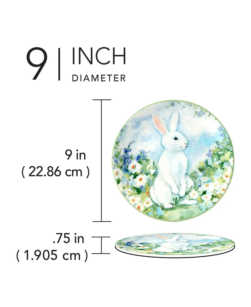 Certified International Easter Morning Dessert Plates, Set of 4