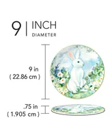 Certified International Easter Morning Dessert Plates, Set of 4