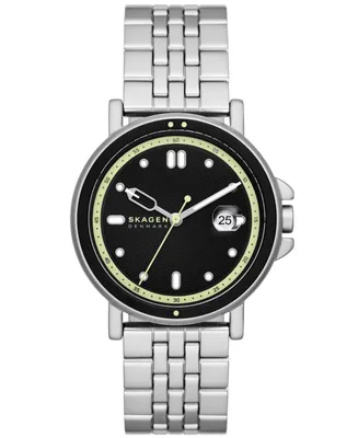Skagen Men's Signatur Sport Three Hand Date -Tone Stainless Steel Watch 40mm