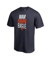 Men's Fanatics Navy Auburn Tigers Hometown Collection War Damn Eagle T-shirt