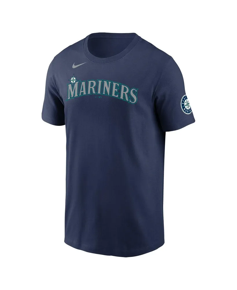 Men's Nike J.p. Crawford Navy Seattle Mariners Player Name and Number T-shirt