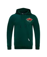 Men's Pro Standard Green Minnesota Wild Classic Pullover Hoodie