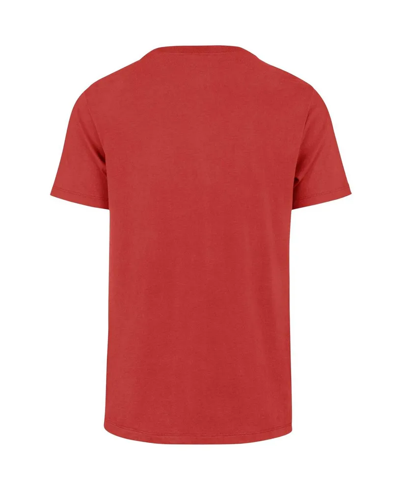 Men's '47 Brand Red Distressed Kansas City Chiefs Time Lock Franklin T-shirt